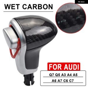 アウディ Q7 Q5 A3 A4 A5 A6 A7 C6 C7 4G1 713 139 ギア シフト ノブ シフト ノブ スタイリング - Wet Carbon