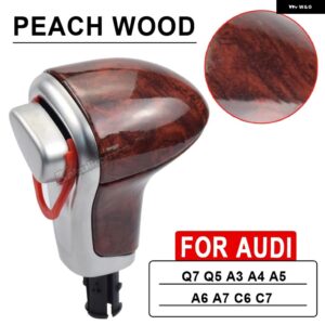 アウディ Q7 Q5 A3 A4 A5 A6 A7 C6 C7 4G1 713 139 ギア シフト ノブ シフト ノブ スタイリング - Peach Wood