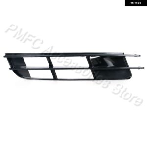 フォグランプ グリル 車 フロントロア バンパー カバー グリル プラスチック ブラック アウディ Q7 2007 2008 2009 4L0807681 4L0807682 - right