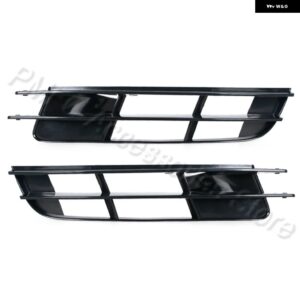 フォグランプ グリル 車 フロントロア バンパー カバー グリル プラスチック ブラック アウディ Q7 2007 2008 2009 4L0807681 4L0807682 - 1Pair