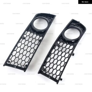 フロント バンパー サイド フォグランプ グリル メッシュ グリル ハニカム六角 アウディ A4 B6 2001 - 05 8E0807681 8E0807682 - 1Pair