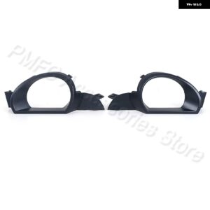車用フロント バンパー フォグランプ グリル フォグランプ カバー トリム 4L0807489 4L0807490 アウディ Q7 プレフェイスリフト 2007 2008 2009 - 1 Left and 1 Right