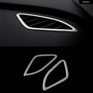 カー スタイリング センター コンソール ギア シフト フレーム カバー トリム アウディ Q3 2013-2018ドア オーディオ スピーカー フレーム 装飾 - 2 pieces