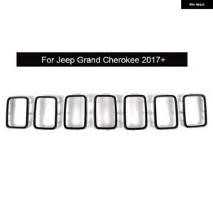 レーシング グリル ジープ グランド チェロキー 2014 - 16 アップフロントインサート ハニカム グリル メッシュデコレーションカバー アクセサリー - 2017　Up　B