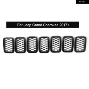 レーシング グリル ジープ グランド チェロキー 2014 - 16 アップフロントインサート ハニカム グリル メッシュデコレーションカバー アクセサリー - 2017　Up　D