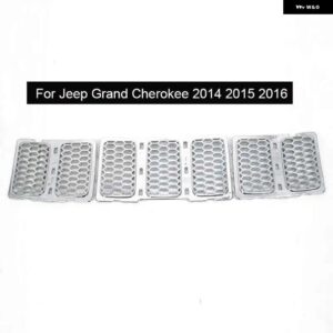 レーシング グリル ジープ グランド チェロキー 2014 - 16 アップフロントインサート ハニカム グリル メッシュデコレーションカバー アクセサリー - 2014-2016　D