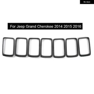 レーシング グリル ジープ グランド チェロキー 2014 - 16 アップフロントインサート ハニカム グリル メッシュデコレーションカバー アクセサリー - 2014-2016　A