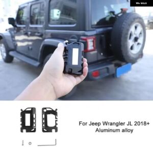 キー チェーン ジープ グラディエーター JT 車キーカバー メタル フルプロテクション キーシェル アクセサリー ジープ ラングラー JL 2018-2023 - black　d