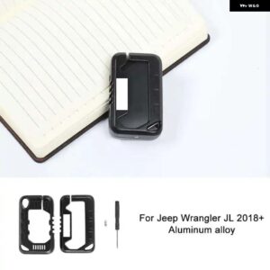 キー チェーン ジープ グラディエーター JT 車キーカバー メタル フルプロテクション キーシェル アクセサリー ジープ ラングラー JL 2018-2023 - black　e