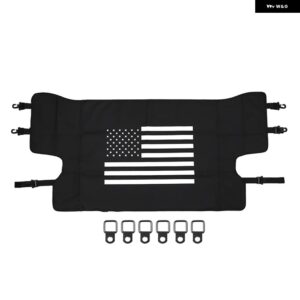 車 トランク カーテンカバー リアカーゴ プロテクター シェード シールド パッド ジープ ラングラー JL 2018 - 23以降 - usa　flag