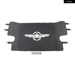 車 トランク カーテンカバー リアカーゴ プロテクター シェード シールド パッド ジープ ラングラー JL 2018 - 23以降 - star　wings