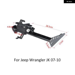 センター コンソール 電話 ホルダー GPS スタンド サポート JEEP WRANGLER JK 2007 - 11-2017 インテリア アクセサリー - black　f