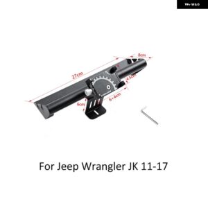 センター コンソール 電話 ホルダー GPS スタンド サポート JEEP WRANGLER JK 2007 - 11-2017 インテリア アクセサリー - black　a