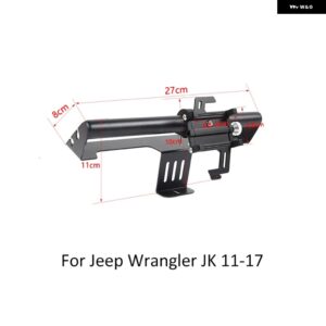 センター コンソール 電話 ホルダー GPS スタンド サポート JEEP WRANGLER JK 2007 - 11-2017 インテリア アクセサリー - black　b
