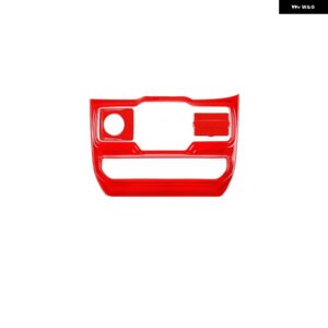 インテリア モールディング JEEP WRANGLER JL 2018+ ウィンドウ コントロール パネル デコレーション ステッカー インテリア アクセサリー JEEP JL - red　3　pc