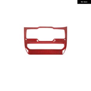インテリア モールディング JEEP WRANGLER JL 2018+ ウィンドウ コントロール パネル デコレーション ステッカー インテリア アクセサリー JEEP JL - red　carbon　fiber