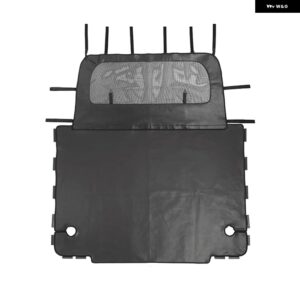 車用レザーソフトルーフトップUVカットサンシェード ジープ ラングラー TJ 1997-2006 トランク ペット用レザーアイソレーションネットカバー アクセサリー - car　trunk　c