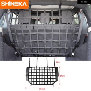 収納 整理用 JEEP WRANGLER JK JL 2007-2018+ 車 トランク ペット隔離ネット 収納 バッグ JEEP WRANGLER アクセサリー - isolation　net　b