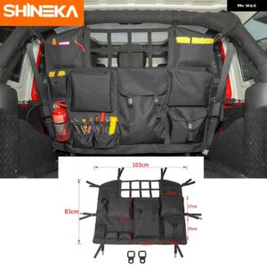 収納 整理用 JEEP WRANGLER JK JL 2007-2018+ 車 トランク ペット隔離ネット 収納 バッグ JEEP WRANGLER アクセサリー - storage　bag　a