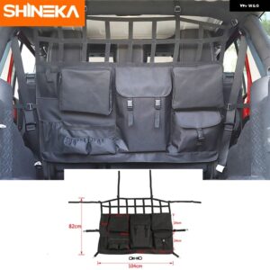 収納 整理用 JEEP WRANGLER JK JL 2007-2018+ 車 トランク ペット隔離ネット 収納 バッグ JEEP WRANGLER アクセサリー - storage　bag　b
