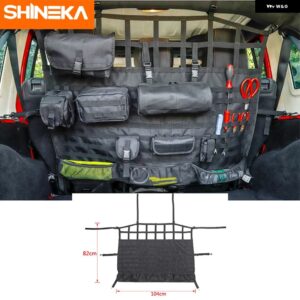 収納 整理用 JEEP WRANGLER JK JL 2007-2018+ 車 トランク ペット隔離ネット 収納 バッグ JEEP WRANGLER アクセサリー - storage　bag　c