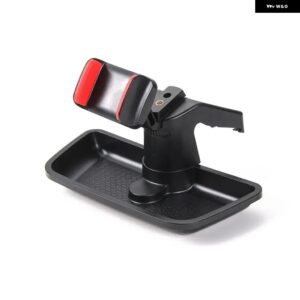ブラック 携帯電話 IPAD ホルダー 車用 GPS ブラケット ダッシュ マウント ホルダー 収納 オーガナイザー ボックス ジープ ラングラー JK 2012-2017 - l