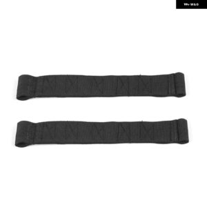 車用制限ロープ ドア 制限 ロープ ストラップ ジープ ラングラー JK/JKU/TJ/YJ/CJ 内装アクセサリー - B black