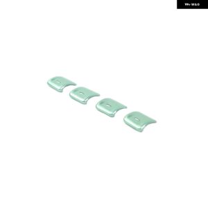 車内中央 コントロール ウィンドウスイッチ ボタン 装飾 カバー トリム アクセサリー ジープ ラングラー JK 2012-2017 - green
