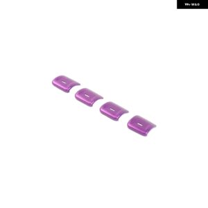 車内中央 コントロール ウィンドウスイッチ ボタン 装飾 カバー トリム アクセサリー ジープ ラングラー JK 2012-2017 - purple