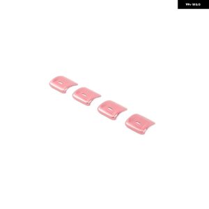 車内中央 コントロール ウィンドウスイッチ ボタン 装飾 カバー トリム アクセサリー ジープ ラングラー JK 2012-2017 - pink