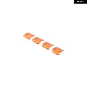 車内中央 コントロール ウィンドウスイッチ ボタン 装飾 カバー トリム アクセサリー ジープ ラングラー JK 2012-2017 - orange