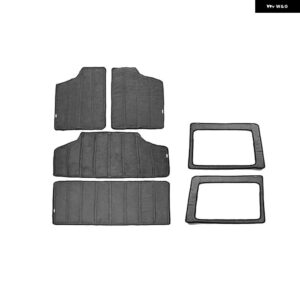 車内 装飾 アクセサリー ルーフメッシュ ハードトップ 断熱コットンキット ジープ ラングラー JK 2012-2017 - 4　door　6　pcs
