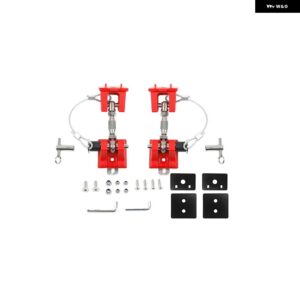ロックハードウェア JEEP WRANGLER TJ 1997-2006 ブラック カー エンジン フードラッチキャッチカバー JEEP WRANGLER TJ アクセサリー - red　with　key