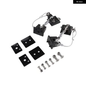 ロックハードウェア JEEP WRANGLER TJ 1997-2006 ブラック カー エンジン フードラッチキャッチカバー JEEP WRANGLER TJ アクセサリー - Retro　style