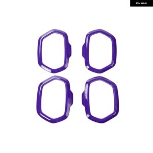 車ドア スピーカー デコレーションカバー リング JEEP RENEGADE 2016 - 23以降 インテリア アクセサリー - purple