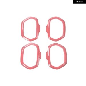 車ドア スピーカー デコレーションカバー リング JEEP RENEGADE 2016 - 23以降 インテリア アクセサリー - pink