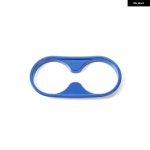 車用リアウォーターカップ ホルダー デコレーションカバー ジープ ラングラー JK 2011 - 17 インテリア アクセサリー - blue