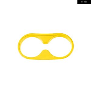 車用リアウォーターカップ ホルダー デコレーションカバー ジープ ラングラー JK 2011 - 17 インテリア アクセサリー - yellow