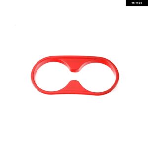 車用リアウォーターカップ ホルダー デコレーションカバー ジープ ラングラー JK 2011 - 17 インテリア アクセサリー - red