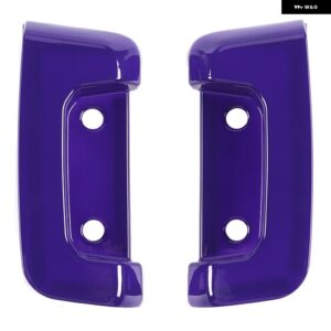 ABSカーボンリアドアロックバックルデコレーションカバー ジープ ラングラー JL 2018 - 23アクセサリー - purple