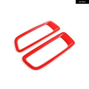車 エンジン フードエア アウトレット ベントデコレーションカバー ステッカー アクセサリー JEEP WRANGLER JL 2018+ JEEP GLADIATOR 2018+ - red　b