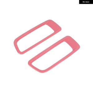 車 エンジン フードエア アウトレット ベントデコレーションカバー ステッカー アクセサリー JEEP WRANGLER JL 2018+ JEEP GLADIATOR 2018+ - pink