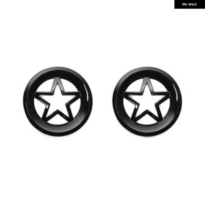 ランプフード JEEP RENEGADE 2019+ 車用フロント フォグランプ ランプデコレーションカバー ステッカー JEEP RENEGADE 2019+ アクセサリー - Black　A