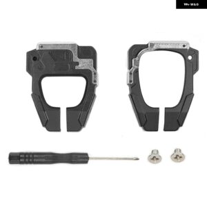 車用キーケース シェル 装飾 カバー アクセサリー ジープ パトリオット 2011-2016/コンパス 2018+/ ラングラー JK 2007-2017 - Black　B