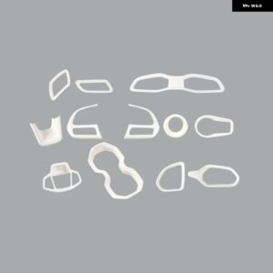 12/31PC S ABS 車内 装飾 カバー トリム ステッカー アクセサリー JEEP RENEGADE 2016 2017 2018 カー スタイリング - 12　pcs　white