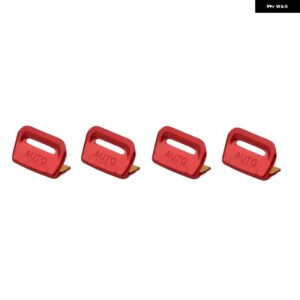 ウィンドウリフトスイッチ ボタン 装飾 カバー トリム JEEP WRANGLER JL GLADIATOR JT 2018 - 23 カーアクセサリー - red