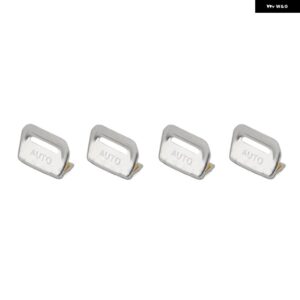 ウィンドウリフトスイッチ ボタン 装飾 カバー トリム JEEP WRANGLER JL GLADIATOR JT 2018 - 23 カーアクセサリー - silver