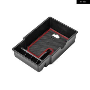 2014-2021 - 23 ジープ レネゲード アクセサリーコンテナ 収納 グローブ ボックス センター コンソール トレイ オーガナイザー 収納 ボックス - red　line