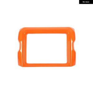 JIDIXIAN 車用 8.4インチ GPS ナビゲーション デコレーションカバー ジープ ラングラー JL グラディエーター JT 2018 - 23 - orange