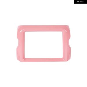 JIDIXIAN 車用 8.4インチ GPS ナビゲーション デコレーションカバー ジープ ラングラー JL グラディエーター JT 2018 - 23 - pink